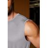 COOFANDY Men’s Sleeveless Shirt Quick Dry Workout Tank Top Gym Muscle T Shirts Sport Athletic Tanks Moisture Wicking(Light Gray)