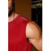 COOFANDY Men’s Sleeveless Shirt Quick Dry Workout Tank Top Gym Muscle T Shirts Sport Athletic Tanks Moisture Wicking(Red)