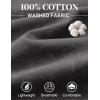 COOFANDY Men’s Sleeveless Shirts Cotton Workout Tank Tops Casual Muscle Washed T Shirt Summer Beach Tee Loose Fit(Dark Gray)
