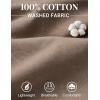 COOFANDY Men’s Sleeveless Shirts Cotton Workout Tank Tops Casual Muscle Washed T Shirt Summer Beach Tee Loose Fit(Khaki)