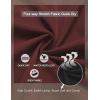 COOFANDY Men Swim Trunk with Compression Liner 2 in 1 Swimwear Bathing Suit Quick Dry Board Short(Dark Red)