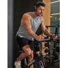 COOFANDY Men Workout Tank Tops Sleeveless Gym Muscle Shirt Quick Dry Athletic Running Tee Shirts Summer Lightweight(Light Grey)