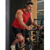 COOFANDY Men Workout Tank Tops Sleeveless Gym Muscle Shirt Quick Dry Athletic Running Tee Shirts Summer Lightweight(Red)