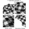 COOFANDY Mens Sleeveless Flannel Shirt Casual Summer Tank Top Button Up Sleeveless Beach Shirts with Chest Pocket(Black)