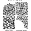 COOFANDY Mens Sleeveless Flannel Shirt Casual Summer Tank Top Button Up Sleeveless Beach Shirts with Chest Pocket(Black-2)