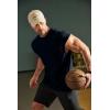 COOFANDY Mens Workout Tank Tops Summer Sleeveless Tee Shirts Casual Stylish Gym Muscle Shirt Loose Fit for Basketball(Midnight Blue)