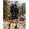 COOFANDY Mens UPF 50+ Sun Protection Hoodie with Mask Lightweight Long Sleeve SPF Fishing Shirts UV Hiking Running Rash Guard(Black)