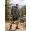 COOFANDY Mens UPF 50+ Sun Protection Hoodie with Mask Lightweight Long Sleeve SPF Fishing Shirts UV Hiking Running Rash Guard(Brown Camouflage)