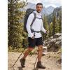 COOFANDY Mens UPF 50+ Sun Protection Hoodie with Mask Lightweight Long Sleeve SPF Fishing Shirts UV Hiking Running Rash Guard(White)