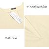 COOFANDY Men’s V-Neck Linen Robe Short Sleeve Kaftan Thobe Long Gown Casual Shirt for Beach, Summer(Beige)