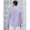 COOFANDY Men’s Long Sleeve Plaid Button Down Cotton Wrinkle Free Dress Shirt(Light Blue Khaki Plaid)