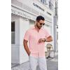 COOFANDY Mens Short Sleeve Dress Shirts Wrinkle Free Business Casual Button Down Shirt with Pocket