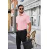 COOFANDY Mens Short Sleeve Dress Shirts Wrinkle Free Business Casual Button Down Shirt with Pocket