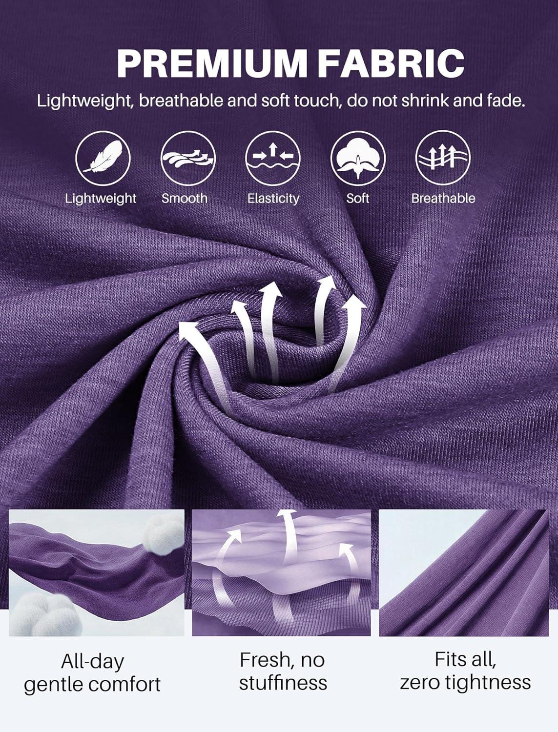imageCOOFANDY Mens Polo Shirts Short Sleeve Casual Summer Collar Shirts Soft Breathable Polo Tee Shirts Classic Golf ShirtsPurple
