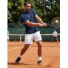COOFANDY Mens Golf Polo Shirts Short Sleeve Quick Dry Moisture Wicking Performance Collared Golf Shirt for Men(Navy)