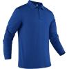 COOFANDY Men’s Polo Shirt Long Sleeve Moisture Wicking Sun Protection Quick Dry Golf Shirts Lightweight Collared Golf Shirt(Dark Blue)