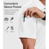 COOFANDY Mens Polo Shirt Short Sleeve Quick Dry Tactical Shirts Golf Polos Collared Work Shirts for Men with Pocket(White)