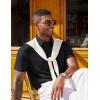 COOFANDY Mens Polo Shirts Short Sleeve Casual Summer Polo Tee Classic Collared Golf Stylish Tops(01-black)