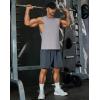 COOFANDY Mens Workout Tank Tops Cut Off Bodybuilding Fitness Muscle Shirts Wide Armholes Summer Sleeveless Shirt(Grey)