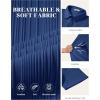 COOFANDY Polo Shirts for Men Short Sleeve Shirts Casual Stylish Collared Summer Textured Knit Shirts(Blue)