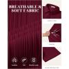 COOFANDY Polo Shirts for Men Short Sleeve Shirts Casual Stylish Collared Summer Textured Knit Shirts(Dark Red)