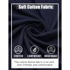 COOFANDY Men’s Long Sleeve Henley Shirts Cotton T-Shirts Casual Pullover Shirt Soft Stretch Basic Tees Fall Tops(Navy Blue 02 – Khaki Collar)