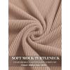 COOFANDY Men’s Mock Turtleneck Short Sleeve Soft Lightweight Sweater Ribbed Knit Pullover Casual Basic Tops(Light Khaki)