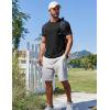 COOFANDY Men’s T Shirt Short Sleeve Crew Neck T-Shirt Casual Summer Classic Basic Tee Shirts(Black/Black-2 Pack)