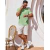 COOFANDY Men’s T Shirt Short Sleeve Crew Neck T-Shirt Casual Summer Classic Basic Tee Shirts(Light Green)