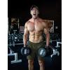COOFANDY Men’s 3 Pack Workout Gym Shorts Mesh Athletic Shorts Lightweight Bodybuilding Training Short Pants with Pockets(Army Green)