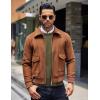 COOFANDY Men’s Crewneck Sweaters Long Sleeve Dress Knit Sweater Lightweight Slim Fit Pullover Sweaters(Army Green)
