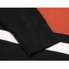 COOFANDY Men’s Crewneck Sweaters Long Sleeve Dress Knit Sweater Lightweight Slim Fit Pullover Sweaters(Black/Rust Red)