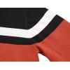 COOFANDY Men’s Crewneck Sweaters Long Sleeve Dress Knit Sweater Lightweight Slim Fit Pullover Sweaters(Black/Rust Red)