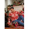 COOFANDY Men’s Crewneck Sweaters Long Sleeve Dress Knit Sweater Lightweight Slim Fit Pullover Sweaters(Christmas Red)