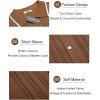 COOFANDY Men’s Knit Button Down Shirt Vintage Short Sleeve Polo Shirts Casual Beach Tops(Brown)