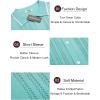 COOFANDY Men’s Knit Button Down Shirt Vintage Short Sleeve Polo Shirts Casual Beach Tops(Ceramic Green)