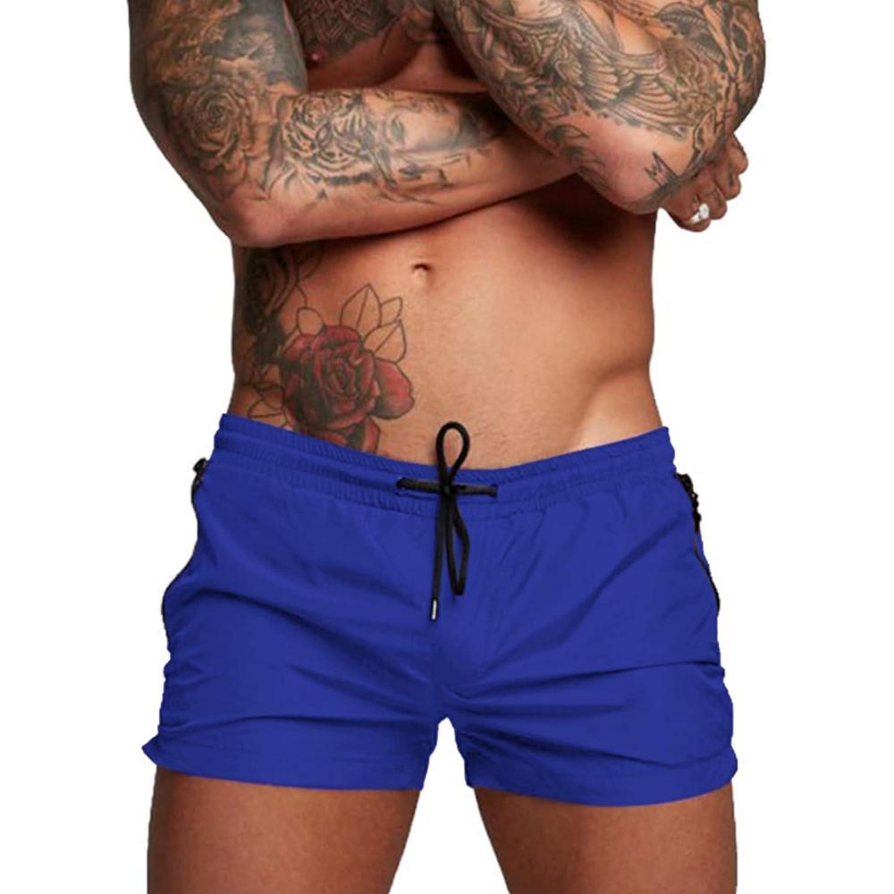 imageCOOFANDY Mens Swim Trunk Quick Dry Swimwear Mesh Lining Bathing Suit Swimsuit Board Beach Sport ShortSky Blue