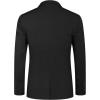 COOFANDY Men’s Casual Blazer Jacket Slim Fit Sports Coat Business Suit Jackets One Button(Black)