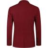 COOFANDY Men’s Casual Blazer Jacket Slim Fit Sports Coat Business Suit Jackets One Button(Wine Red)
