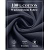 COOFANDY Men’s Cotton Denim Jacket Lightweight Trucker Western Jackets Casual Fashion Jean Coat(A-black)