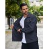 COOFANDY Men’s Cotton Denim Jacket Lightweight Trucker Western Jackets Casual Fashion Jean Coat(A-black)