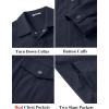 COOFANDY Men’s Cotton Denim Jacket Lightweight Trucker Western Jackets Casual Fashion Jean Coat(A-black)