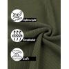 COOFANDY Mens Slim Fit Knit Polo Shirts Business Lightweight Polo Sweater Casual Summer Ribbed Textured Collared T Shirt(Army Green)