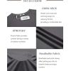 COOFANDY Mens Swim Shirt UPF 50+ Rash Guard Beach Tshirt Workout Quick Dry T Shirts for Running, Surfing and Hiking(Black&deep Grey)