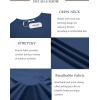 COOFANDY Mens Swim Shirt UPF 50+ Rash Guard Beach Tshirt Workout Quick Dry T Shirts for Running, Surfing and Hiking(Black&navy Blue)