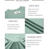 COOFANDY Mens Swim Shirt UPF 50+ Rash Guard Beach Tshirt Workout Quick Dry T Shirts for Running, Surfing and Hiking(Teal)