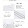 COOFANDY Mens Swim Shirt UPF 50+ Rash Guard Beach Tshirt Workout Quick Dry T Shirts for Running, Surfing and Hiking(White)