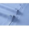 COOFANDY Big & Tall Shirts for Men Short Sleeve Button Down Casual Dress Shirts(Blue)