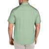 COOFANDY Big & Tall Shirts for Men Short Sleeve Button Down Casual Dress Shirts(Light Green-anchor)