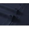 COOFANDY Big & Tall Shirts for Men Short Sleeve Button Down Casual Dress Shirts(Navy Blue)